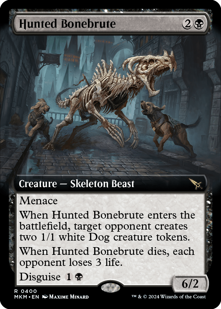 《狩り立てられた暴骨/Hunted Bonebrute》 [MKM]