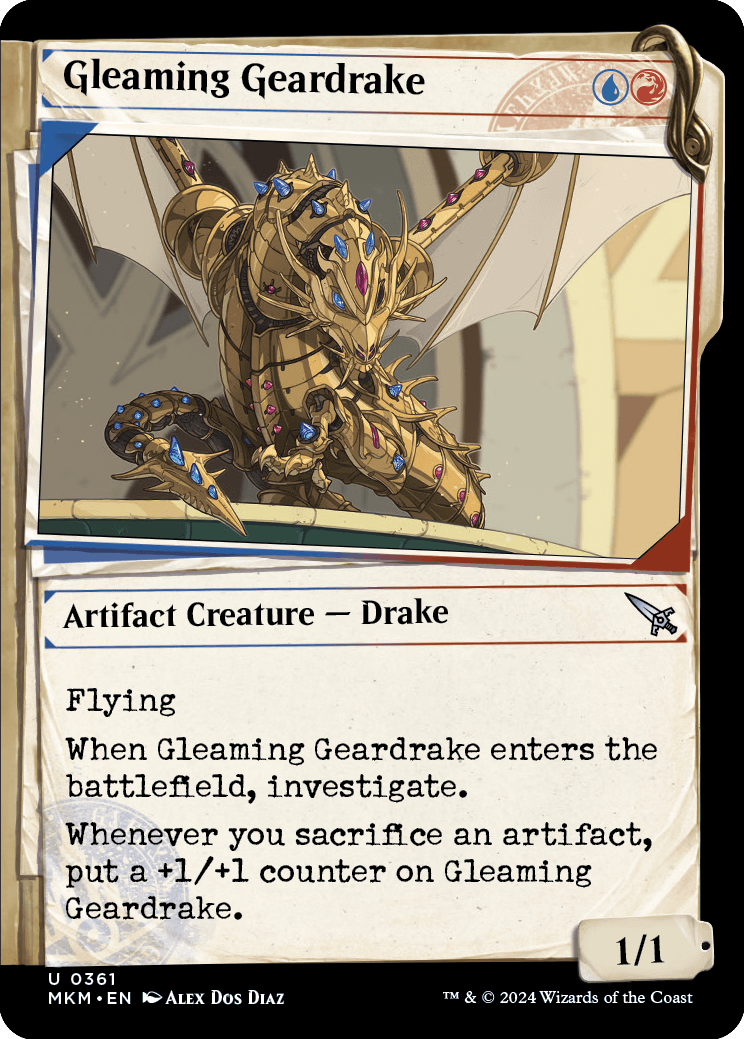 Gleaming Geardrake (Showcase Dossier)