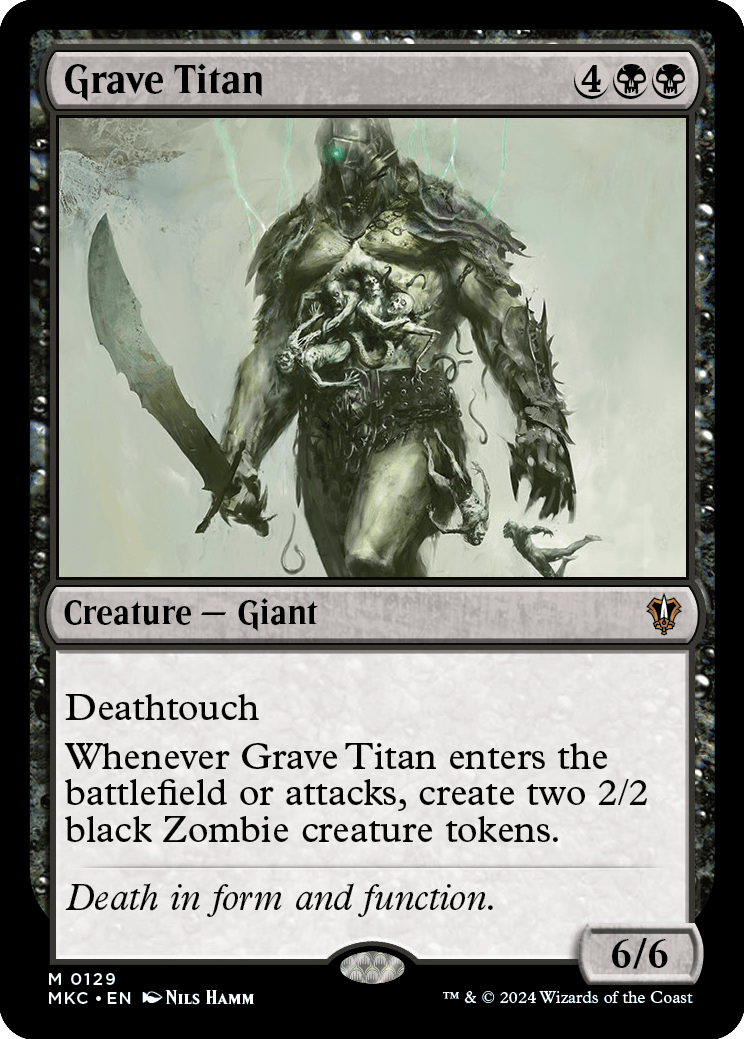 《墓所のタイタン/Grave Titan》 [MKC]