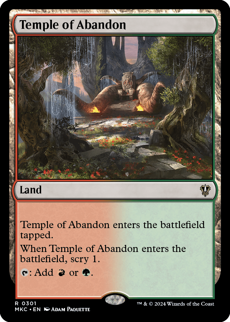《奔放の神殿/Temple of Abandon》 [MKC]