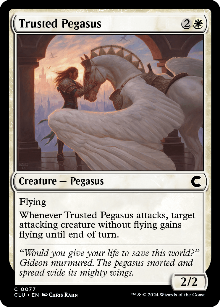 《信頼あるペガサス/Trusted Pegasus》 [CLU]