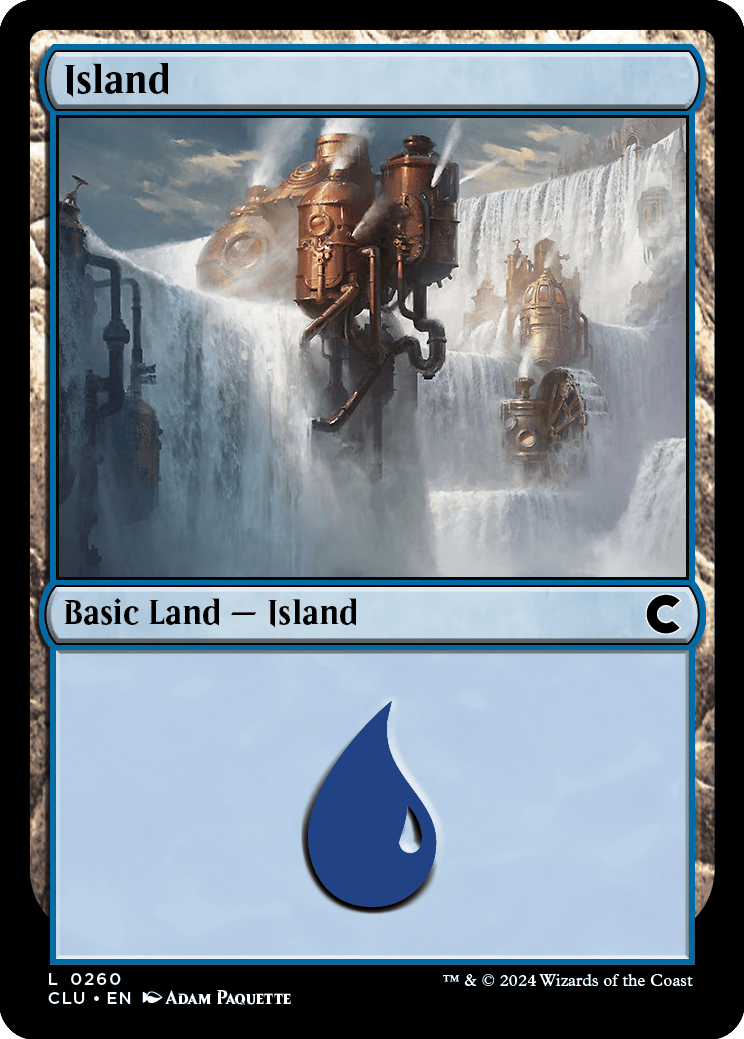 Card de Ilha 1 da Liga Izzet