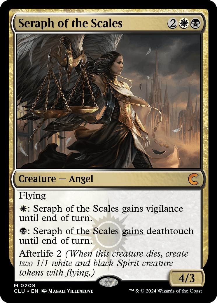 《秤の熾天使/Seraph of the Scales》 [CLU]