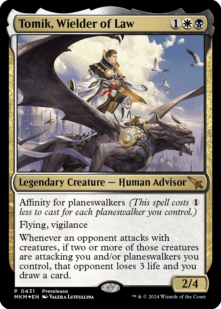 Tomik, Wielder of Law (Prerelease Pack Exclusive)