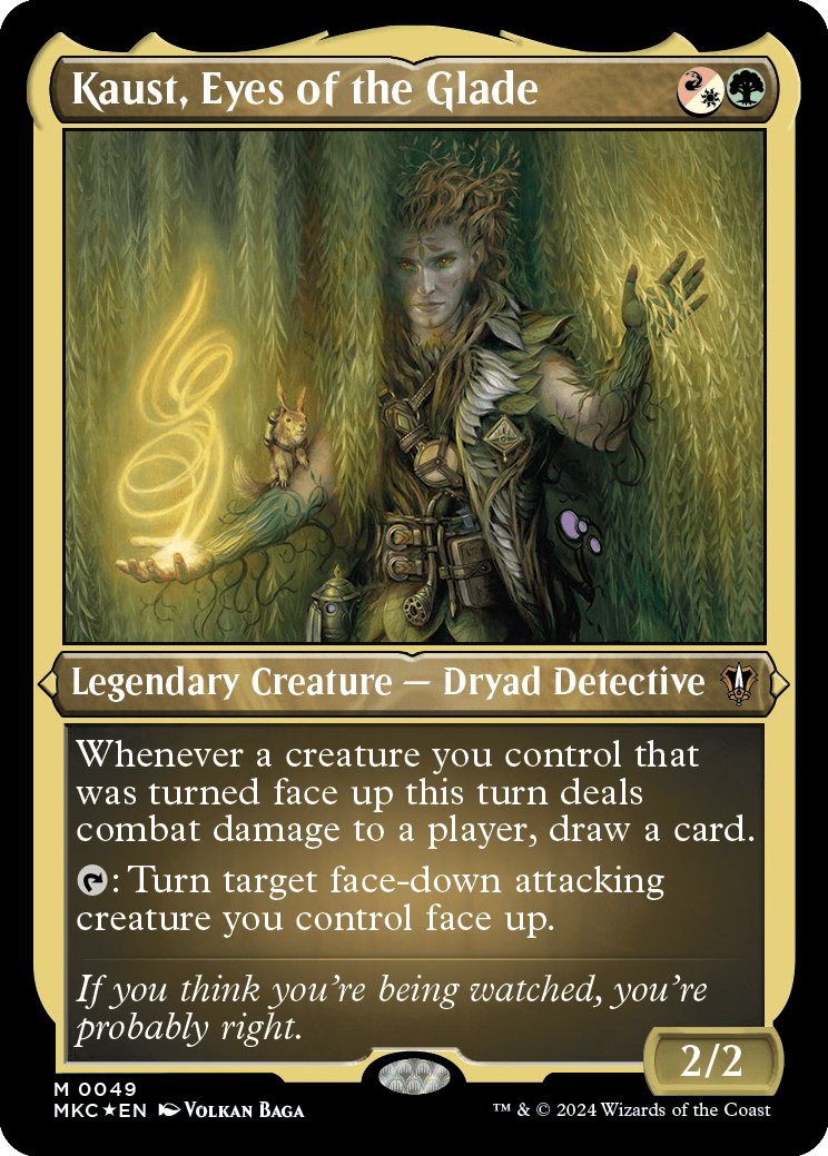 Kaust, Eyes of the Glade (Foil-Etched Display Commander)