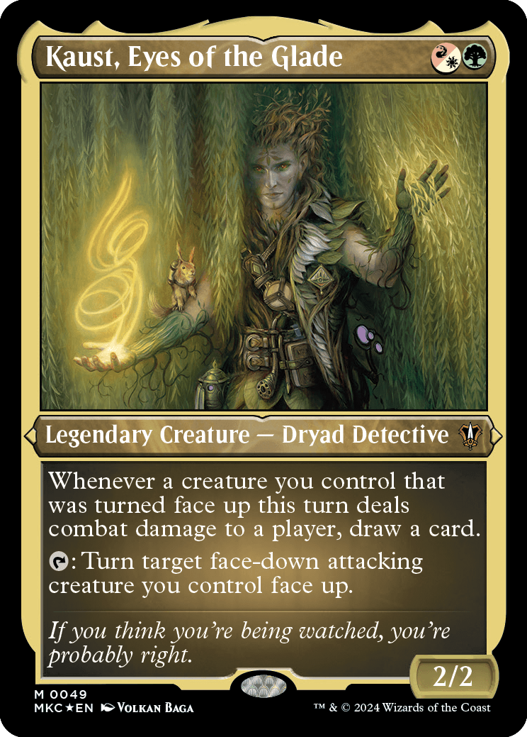 Kaust, Eyes of the Glade (comandante foil grabado especial)