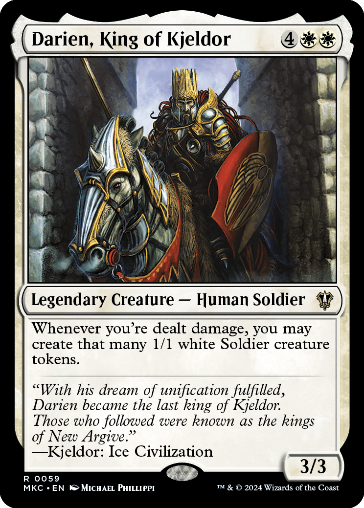 《キイェルドーの王、ダリアン/Darien, King of Kjeldor》 [MKC]
