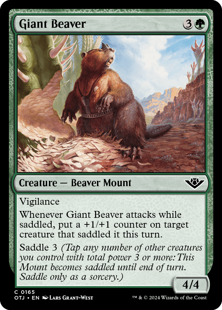 《巨大ビーバー/Giant Beaver》 [OTJ]