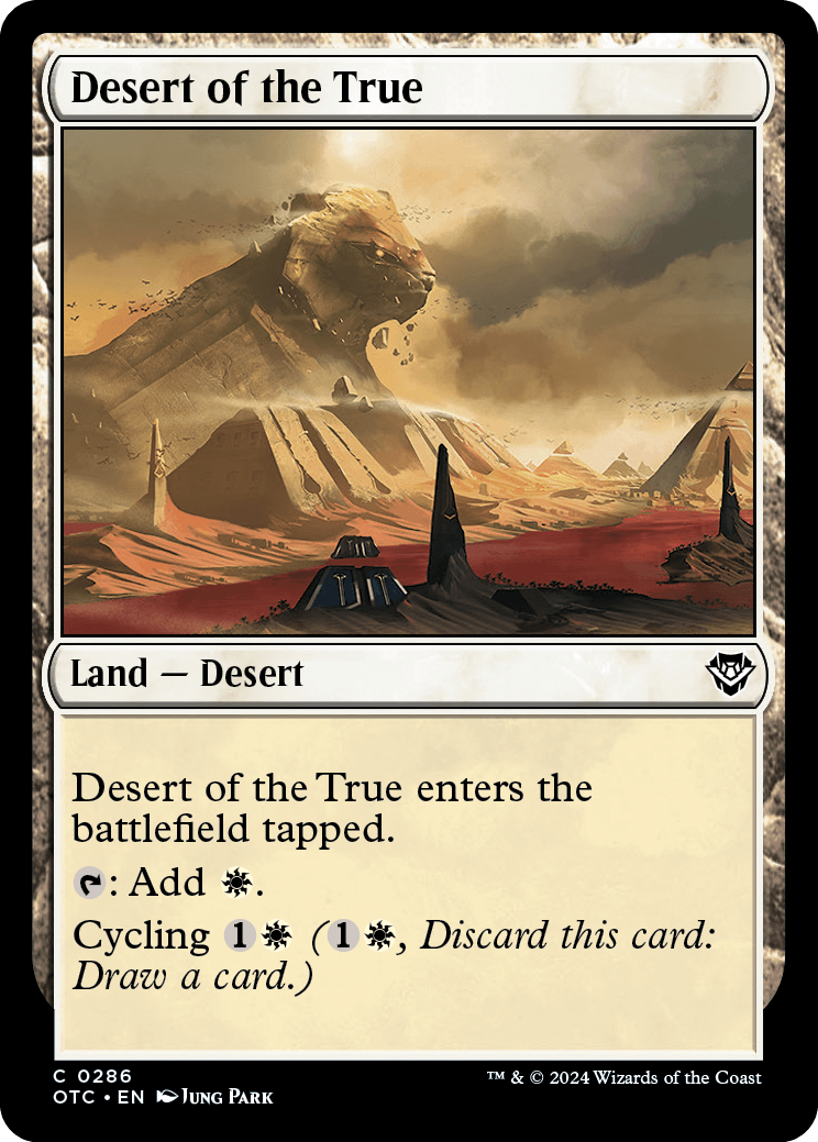 《信義の砂漠/Desert of the True》 [OTC]