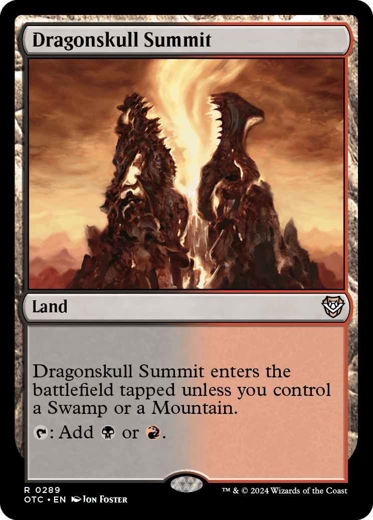《竜髑髏の山頂/Dragonskull Summit》 [OTC]