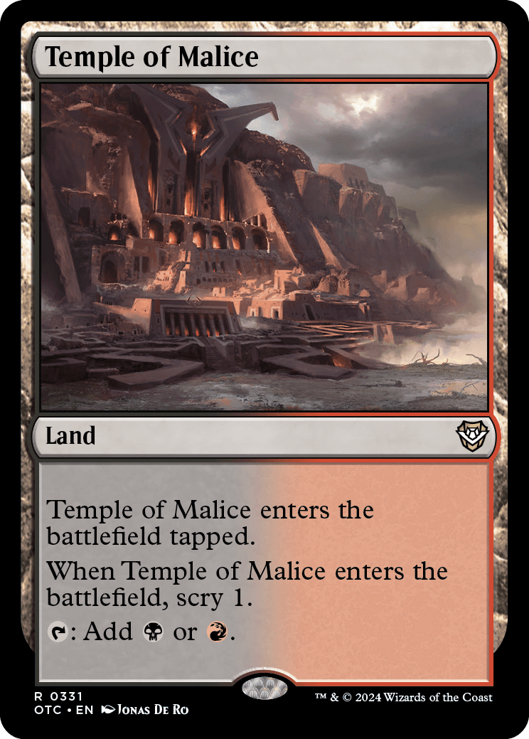《悪意の神殿/Temple of Malice》 [OTC]