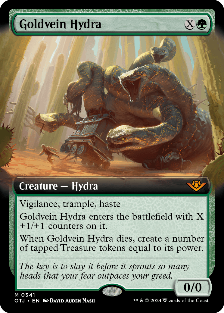 《金脈のハイドラ/Goldvein Hydra》 [OTJ]