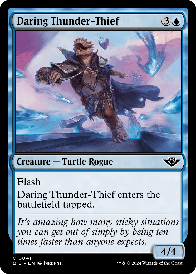 《勇敢な雷盗/Daring Thunder-Thief》 [OTJ]