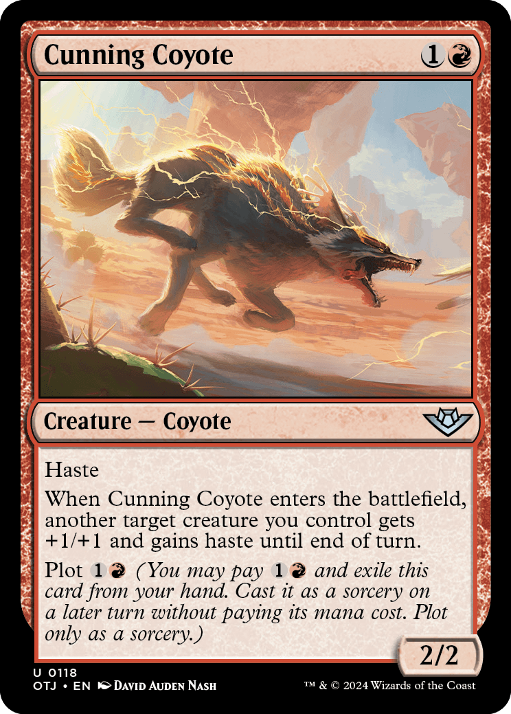 《狡猾なコヨーテ/Cunning Coyote》 [OTJ]