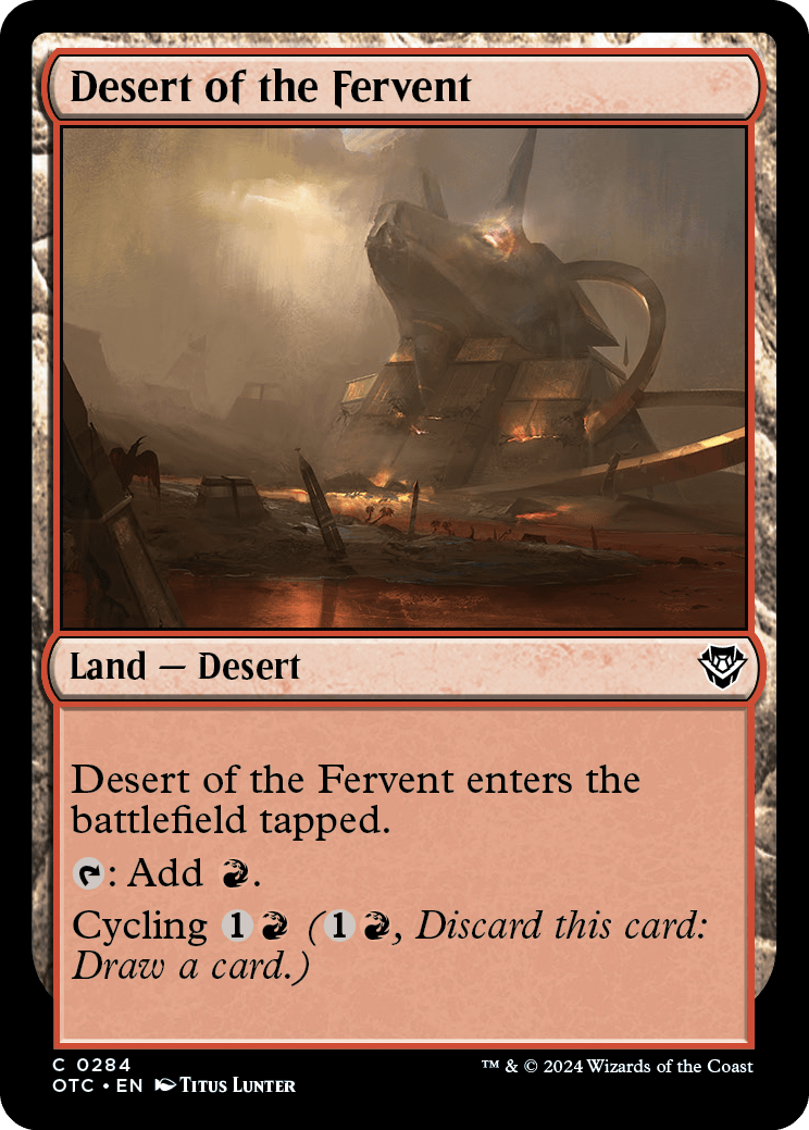 《熱烈の砂漠/Desert of the Fervent》 [OTC]