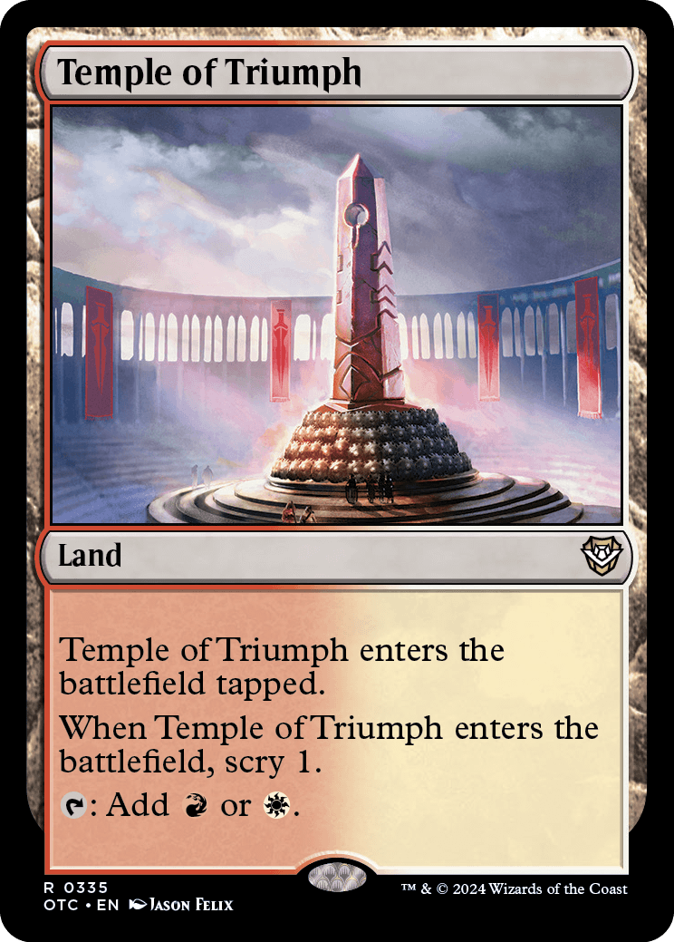 《凱旋の神殿/Temple of Triumph》 [OTC]