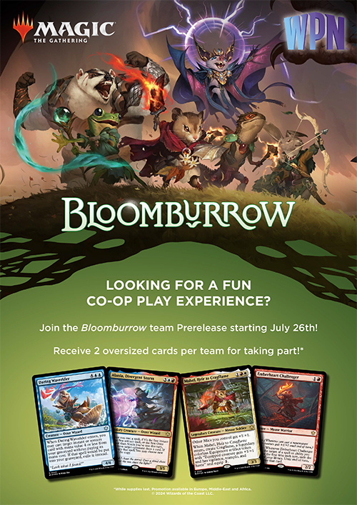 Bloomburrow EMEA Co-op Prerelease Ad