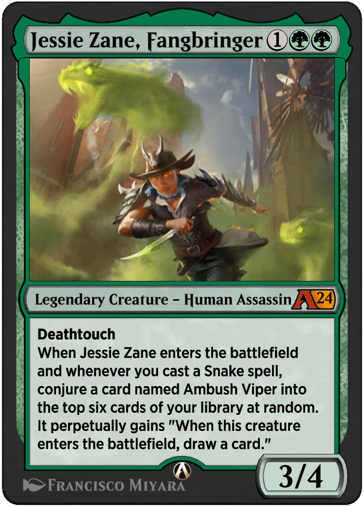 Jessie Zane, Fangbringer