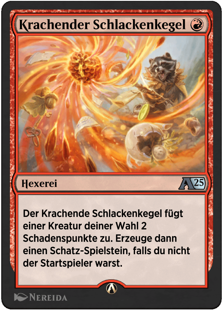 Krachender Schlackenkegel