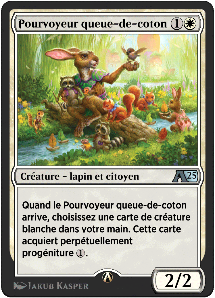 Pourvoyeur queue-de-coton