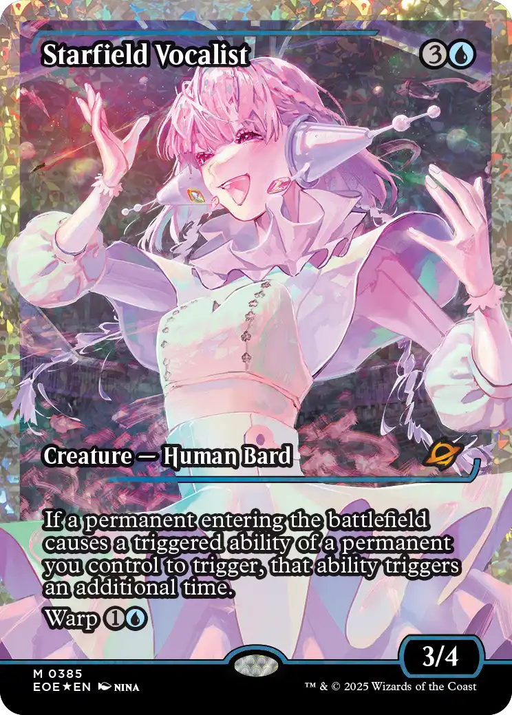 【未使用】星原の歌手/Starfield Vocalist　プレイマット MTG専門店|東京MTG】MTGカード・アート通販サイト