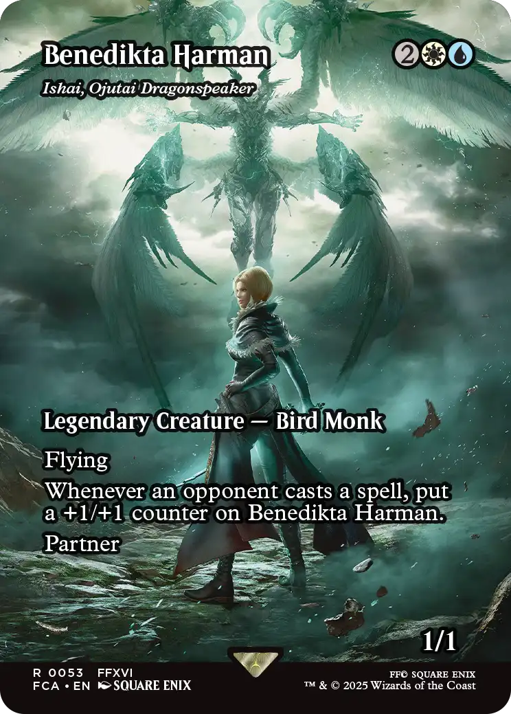 《ベネディクタ・ハーマン（オジュタイの龍語り、イーシャイ）/Benedikta Harman（Ishai, Ojutai Dragonspeaker）》 [FCA]