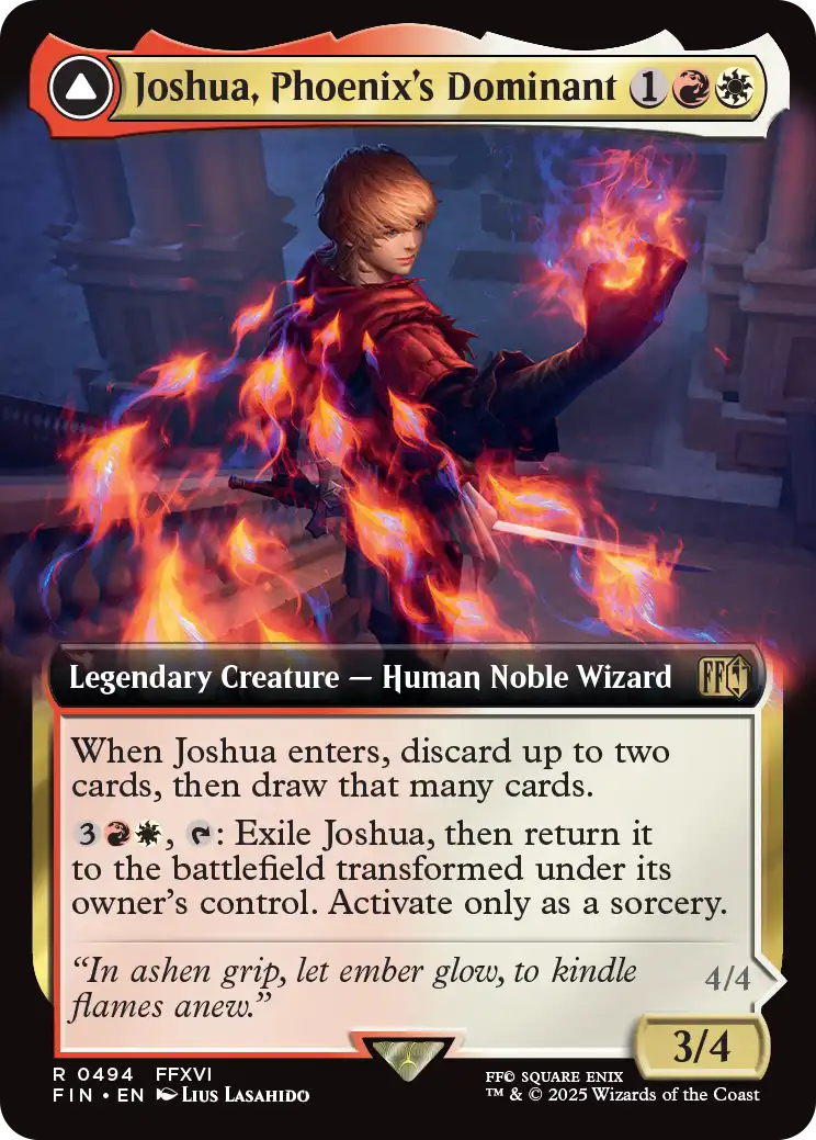 《フェニックスのドミナント、ジョシュア/Joshua, Phoenix's Dominant // Phoenix, Warden of Fire》 [FIN]