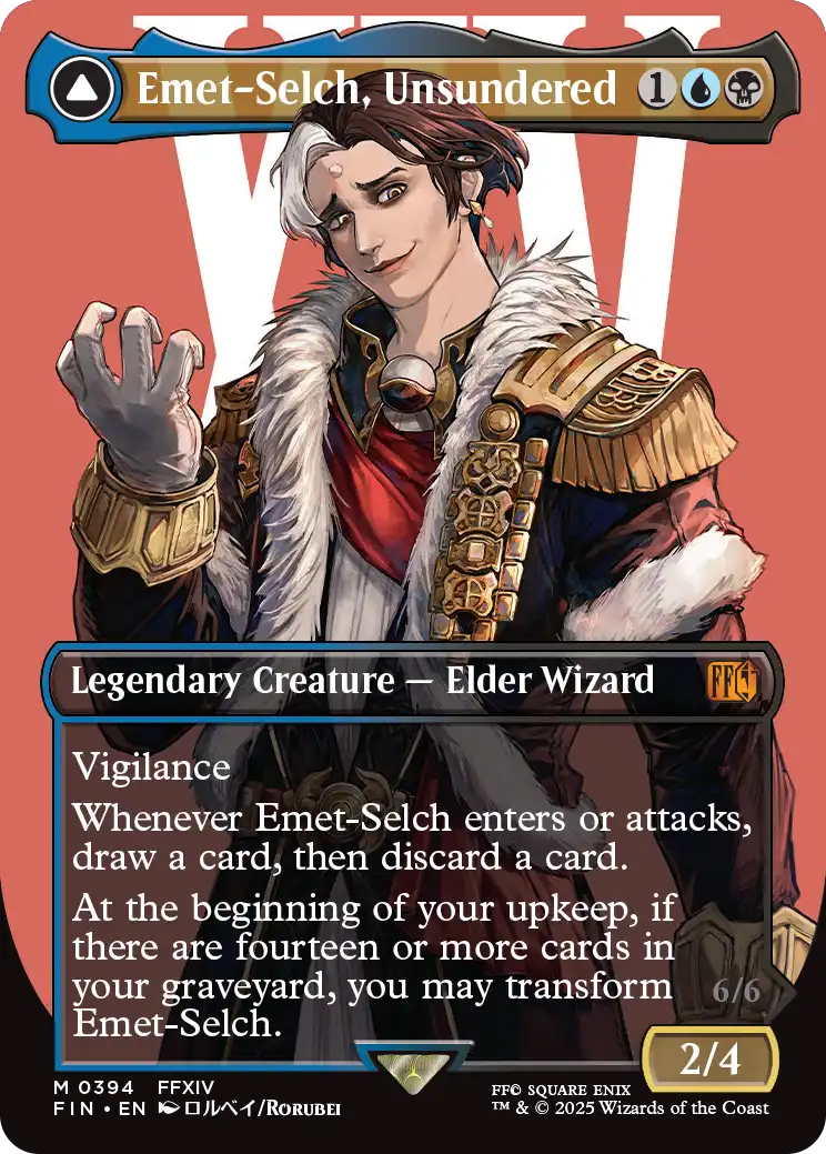 《オリジナル、アシエン・エメトセルク/Emet-Selch, Unsundered // Hades, Sorcerer of Eld》 [FIN]