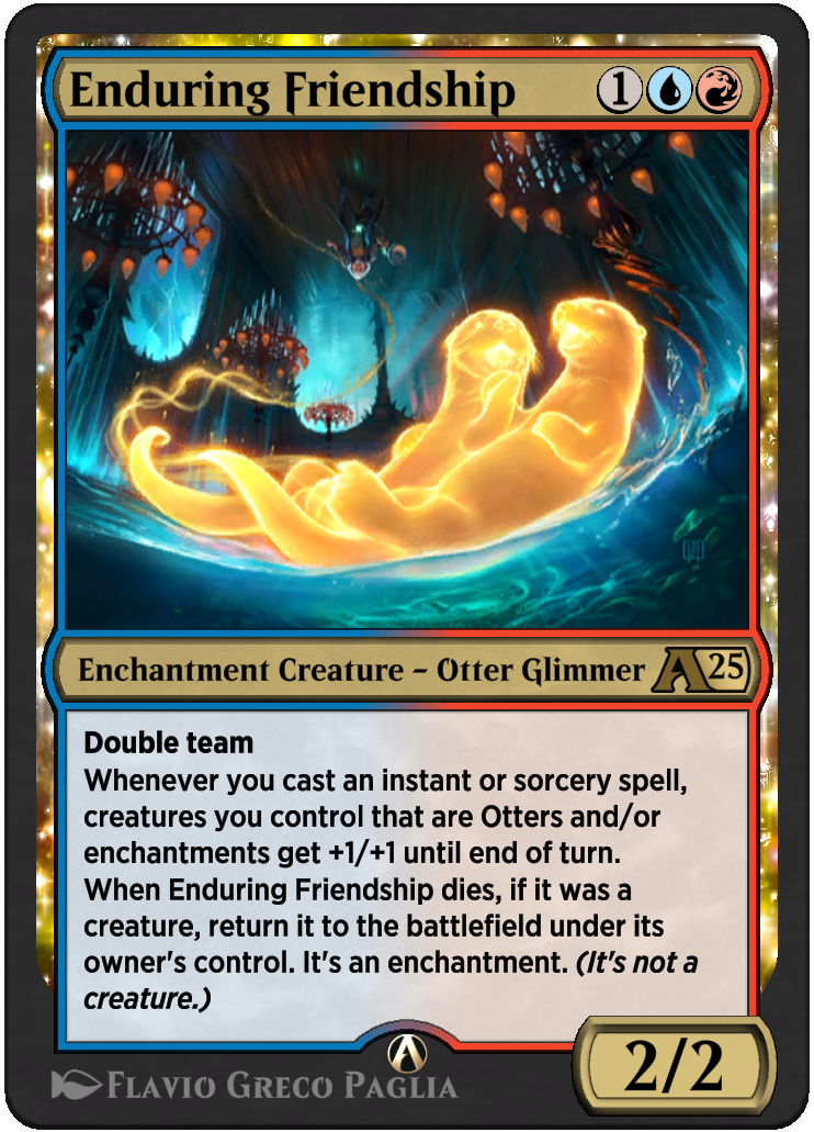 Enduring Friendship rebalanced Alchemy card