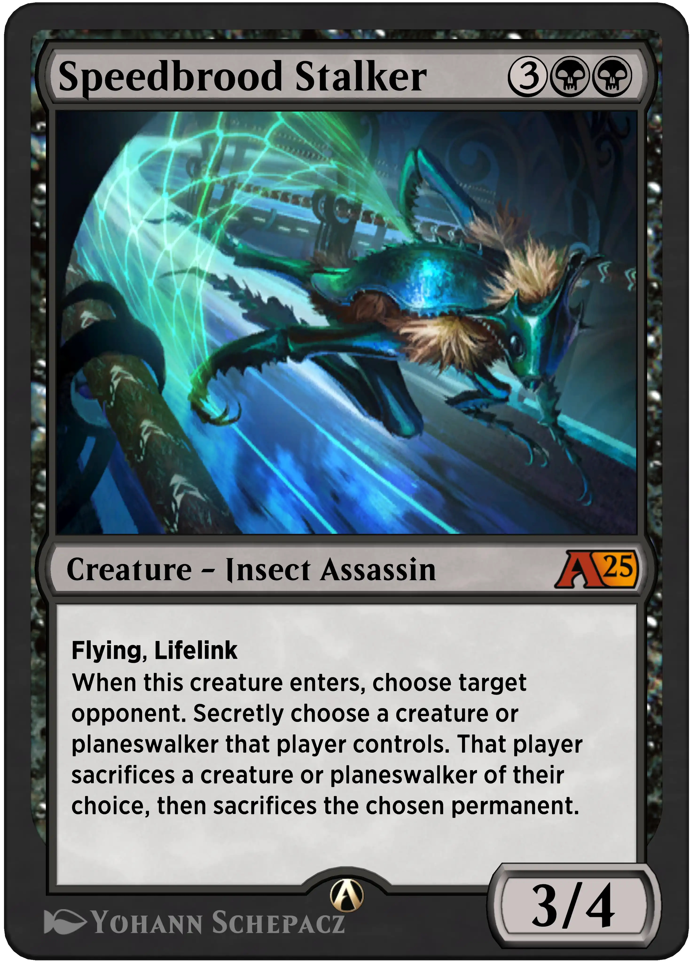 Speedbrood Stalker rebalanced Alchemy card
