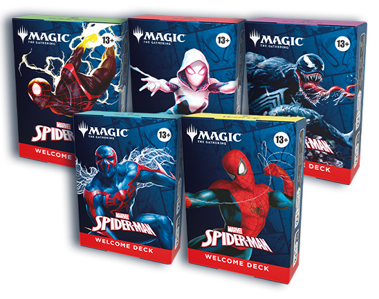 Spider-Man MTG Scene Box Magic: The Gathering Marvel Spider-Man Scene Box 6 Foil Scene Cards, 3 Play Boosters, Display Easel MTG Play Boosters Marvel Spider-Man MTG Scene Box Magic: The Gathering Marvel Spider-Man Scene Box 6 Foil Scene Cards, 3 Play Boosters, Display Easel MTG Play Boosters Marvel
