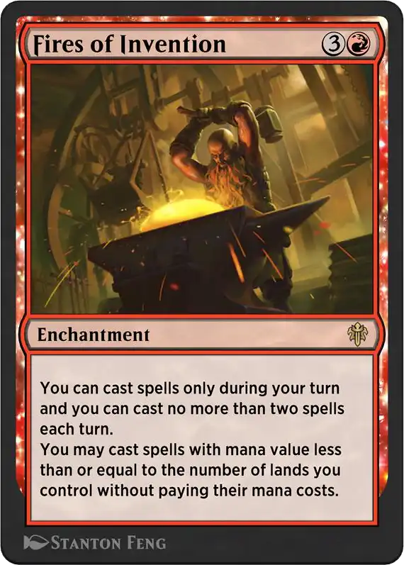 Fires of Invention card