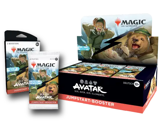 Magic: The Gathering | Avatar – Der Herr der Elemente Jumpstart-Booster-Display