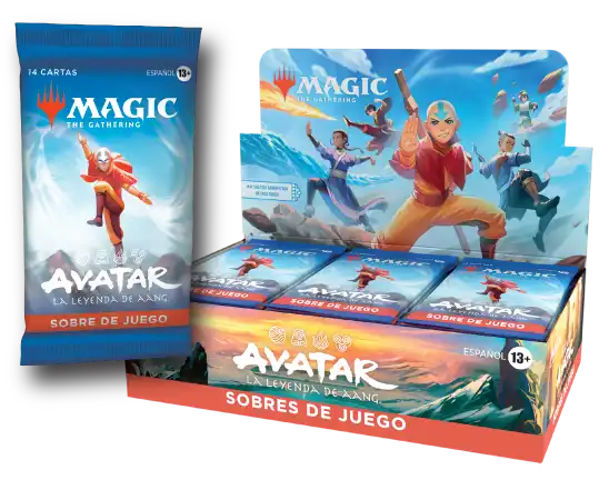 Caja de sobres de juego de Magic: The Gathering | Avatar: la leyenda de Aang