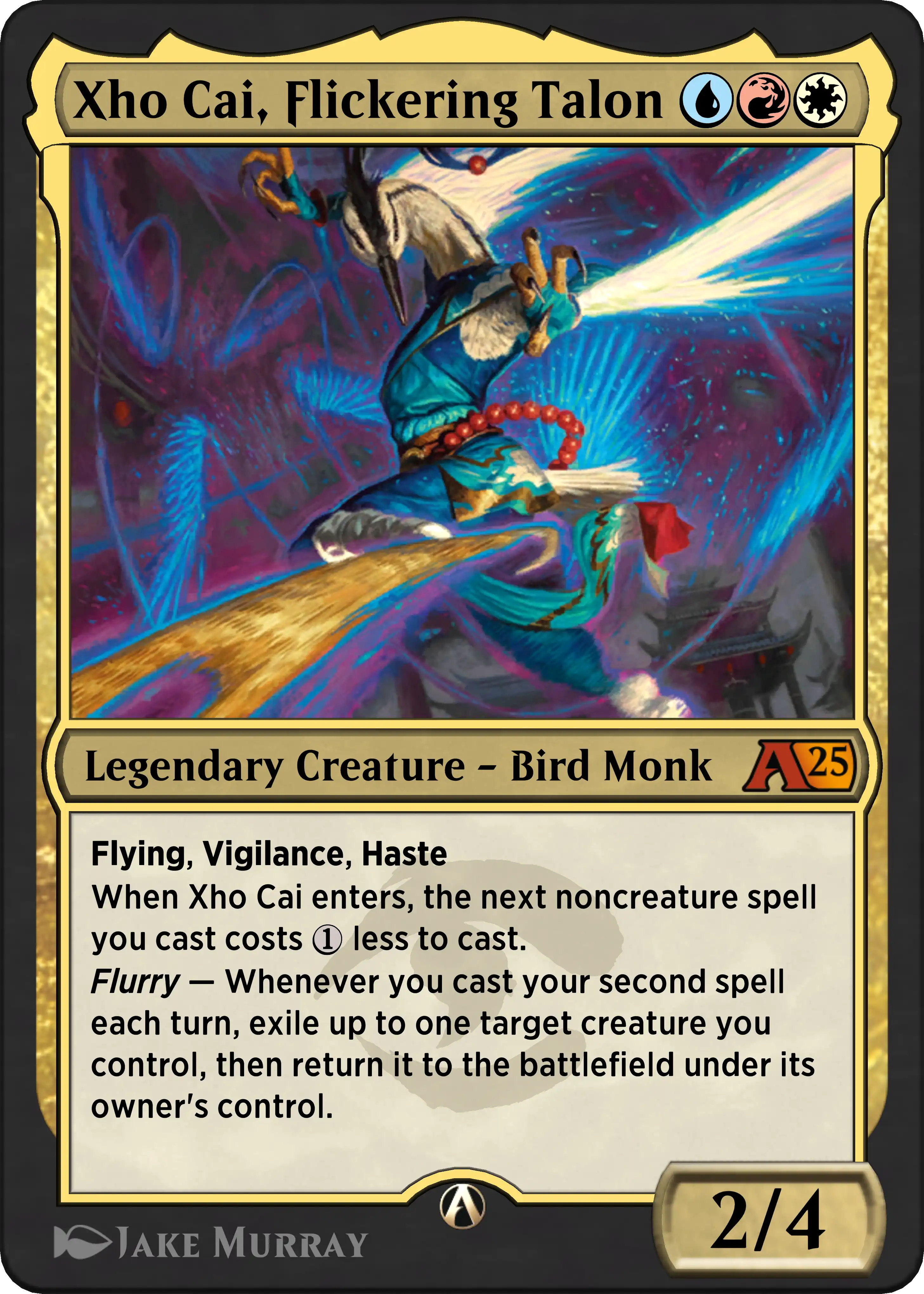 Xho Cai, Flickering Talon rebalanced Alchemy card