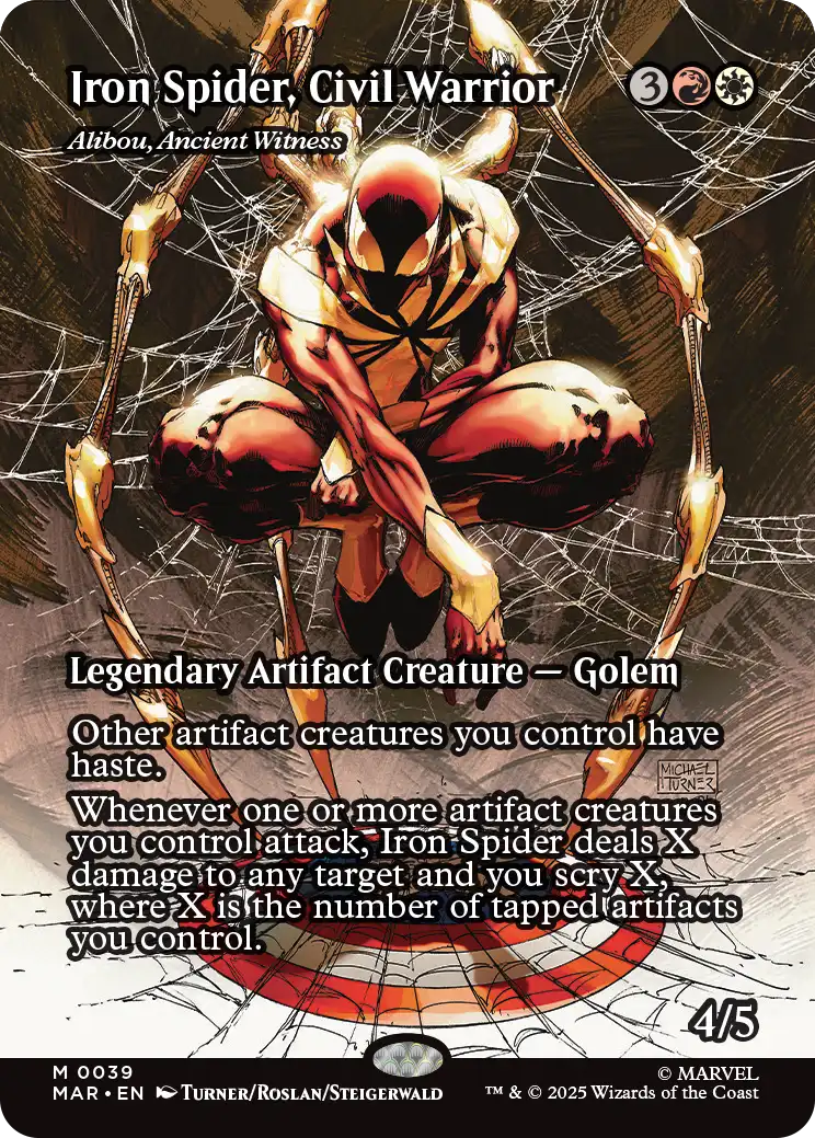 《シビル・ウォリアー、アイアン・スパイダー（古代の証人、アリボー）/Iron Spider, Civil Warrior（Alibou, Ancient Witness）》 [MAR]