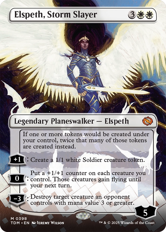《嵐の討伐者、エルズペス/Elspeth, Storm Slayer》 [TDM]