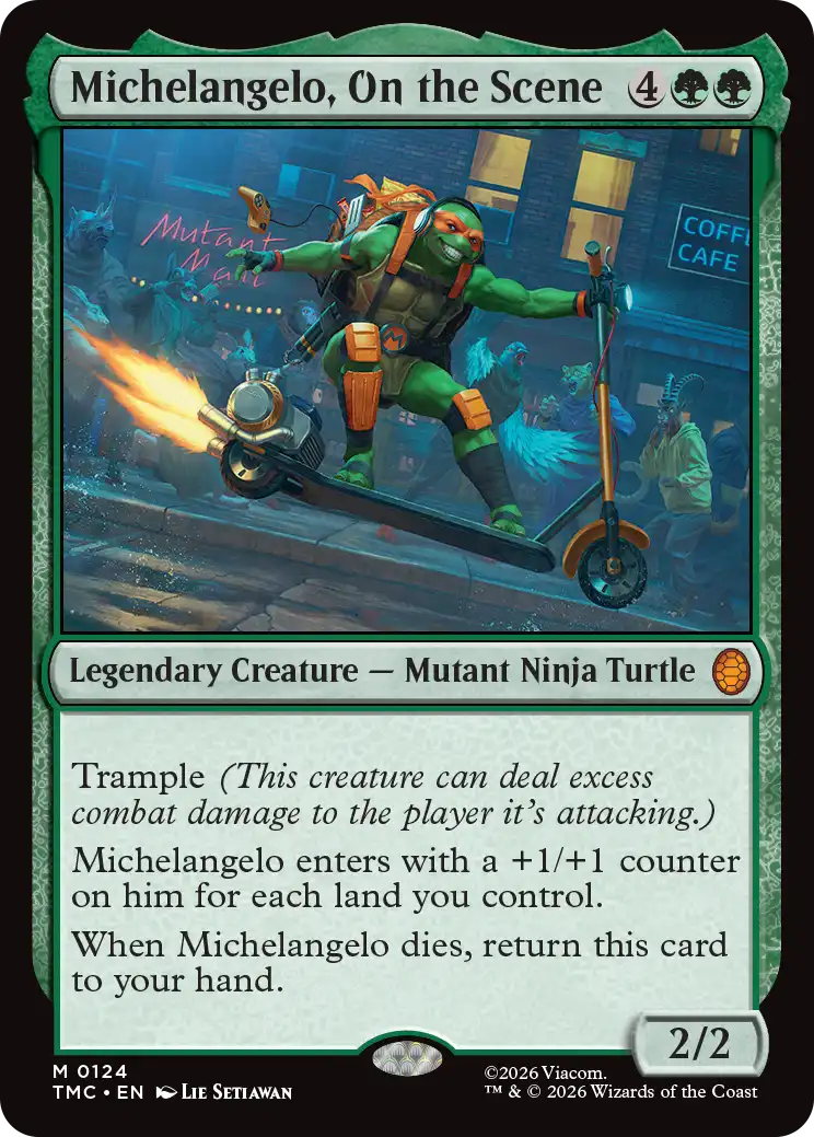 Michelangelo, On the Scene