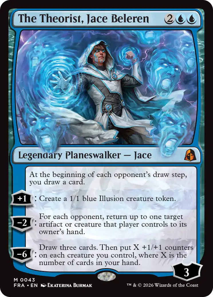 The Theorist, Jace Beleren, FRA #43, regular printing