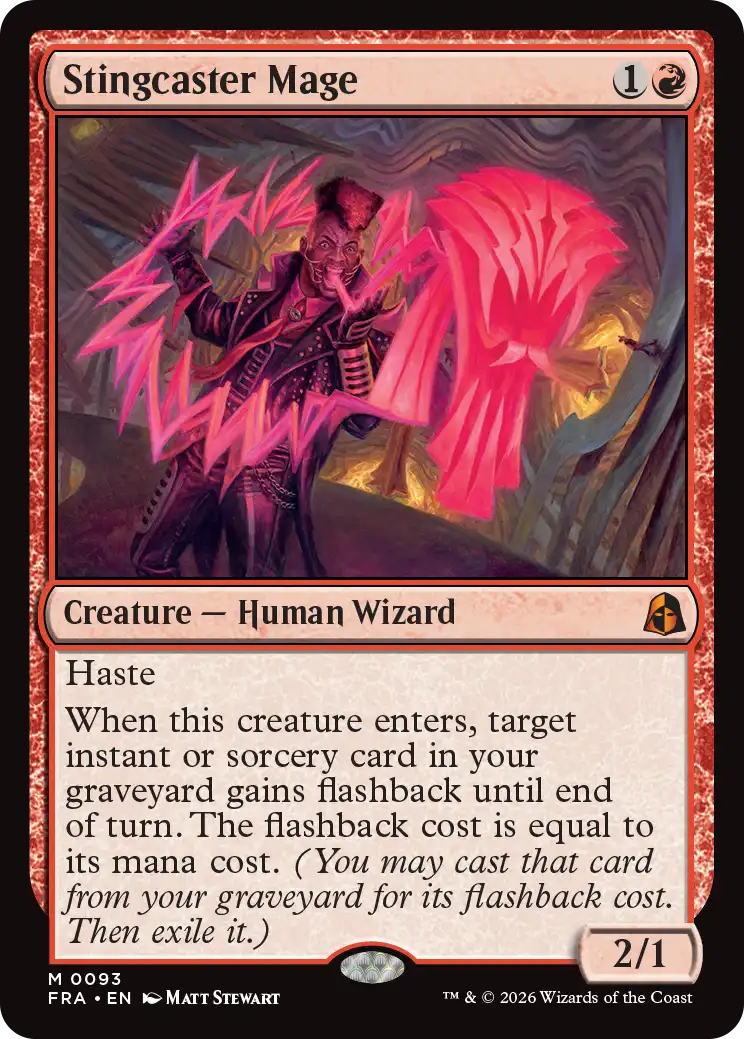 Stingcaster Mage, FRA #93, regular printing