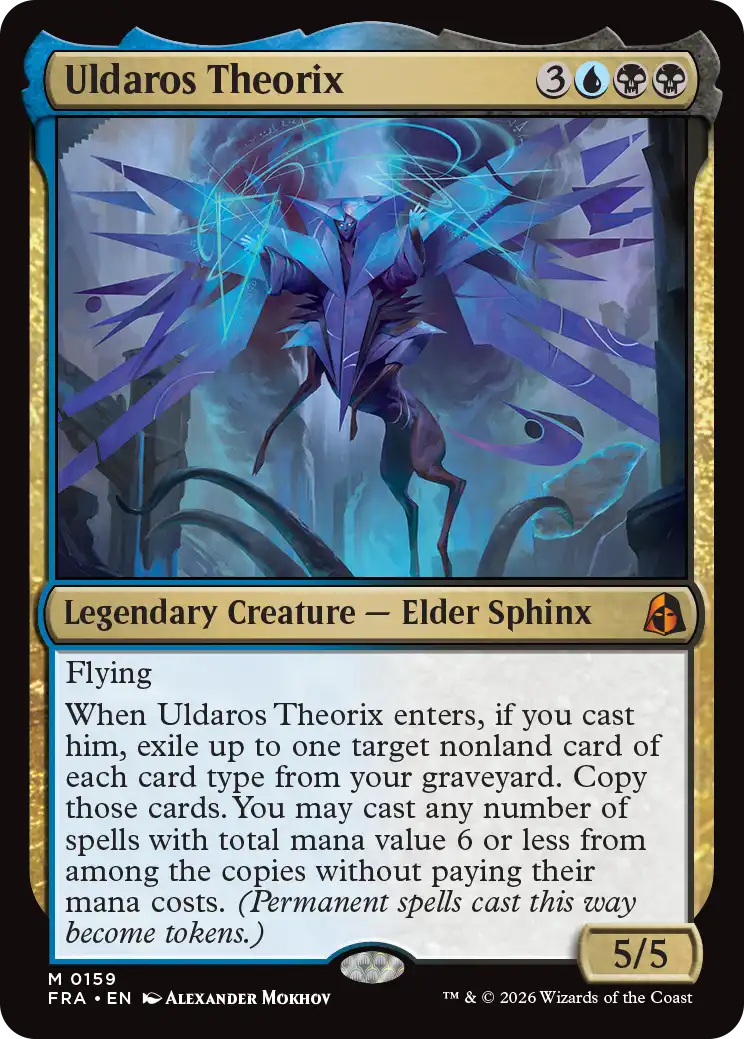 Uldaros Theorix, FRA #159, regular printing