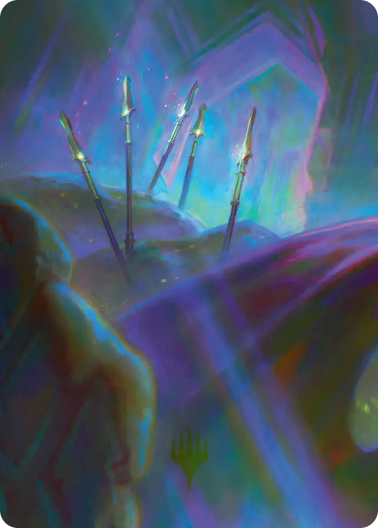 Long-Lost Lances Scene Art Card 7/12 · Art card · not a playable game card
