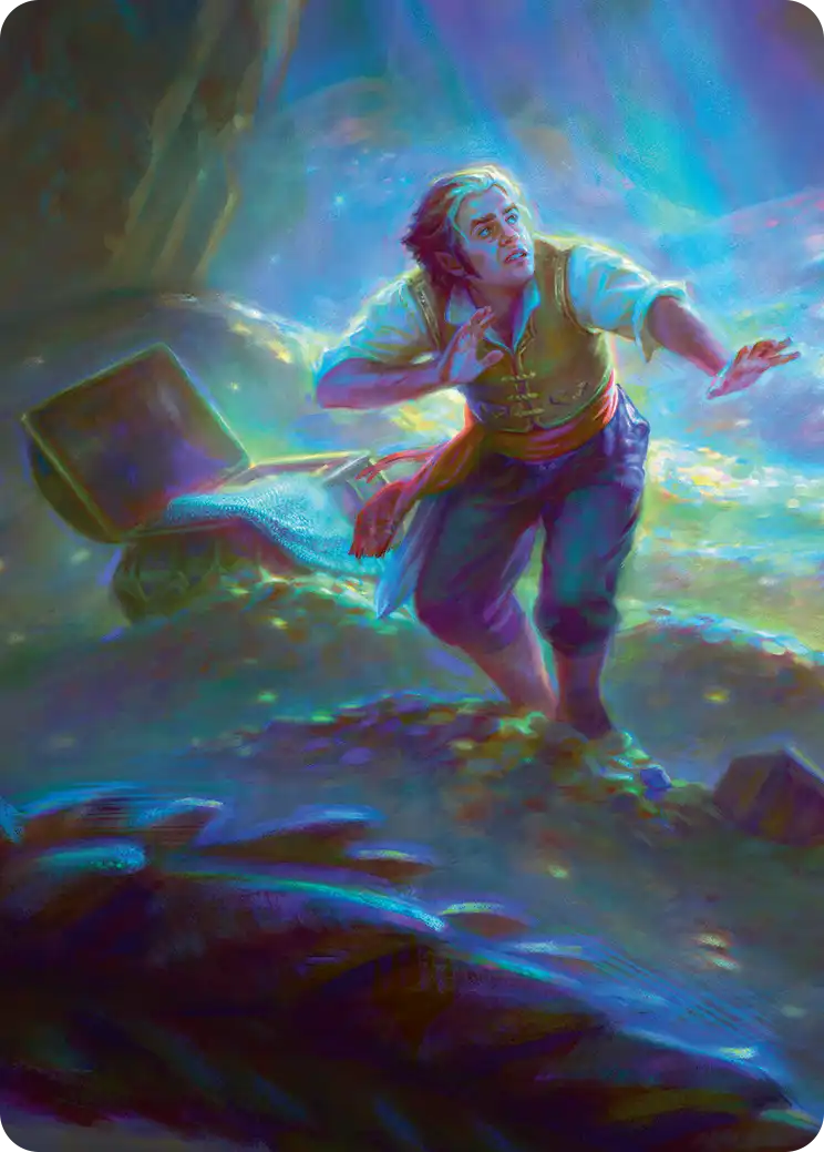 Bilbo's Burglaring Scene Art Card 10/12 · Art card · not a playable game card