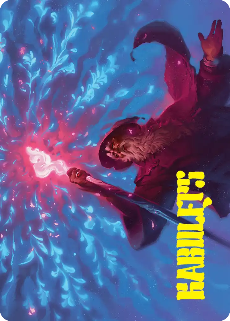Wizard's Staff Art Card 15/54 · Art card · not a playable game card