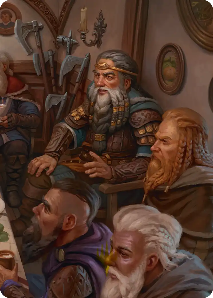 Thorin, King of Durin's Folk Scene Art Card 3/12 · Art card · not a playable game card