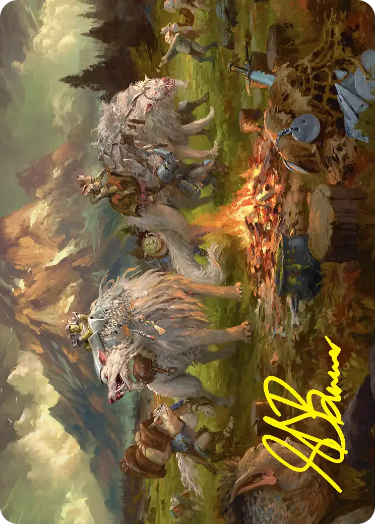 Mount Gundabad Mobilizes Art Card 54/54 · Art card · not a playable game card