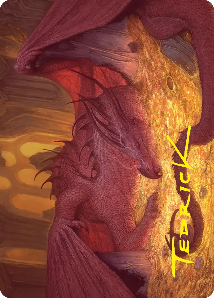 Smaug the Magnificent Art Card 43/54 · Art card · not a playable game card