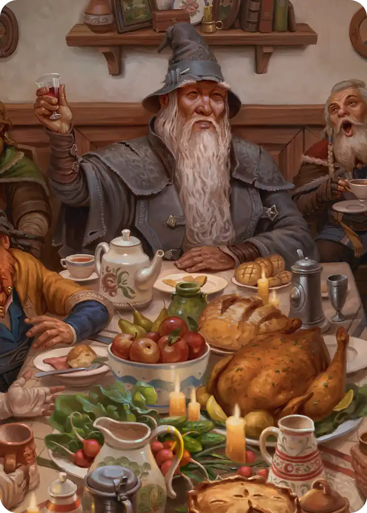 Gandalf, Party Guest Scene Art Card 2/12 · Art card · not a playable game card