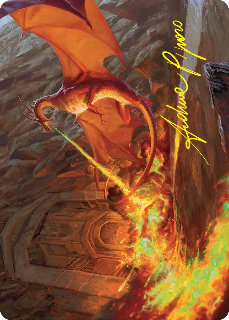 Smaug's Fury Art Card 18/54 · Art card · not a playable game card
