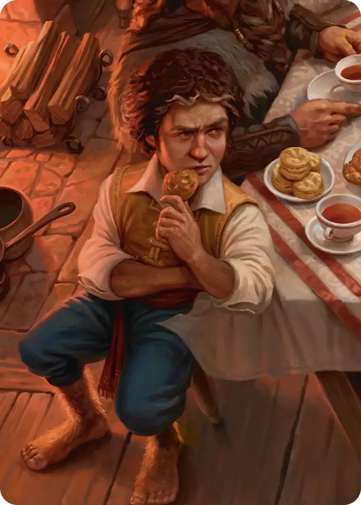 Bilbo, Fellow Conspirator Scene Art Card 4/12 · Art card · not a playable game card